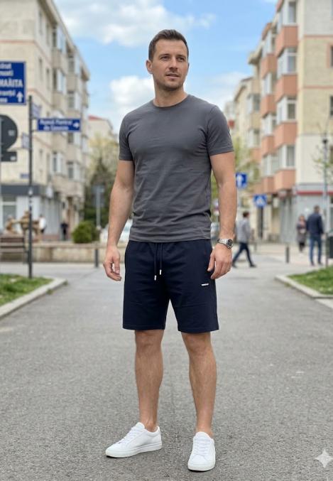 Pantaloni Scurți Bărbați,culoare Bleumarin , Engros